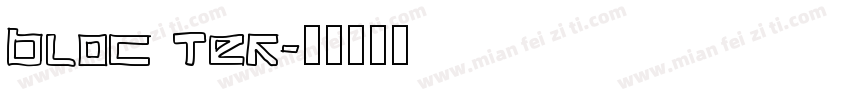 Bloc Tek字体转换
